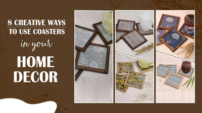 8 Creative Ways To Use Coasters In Your Home Decor