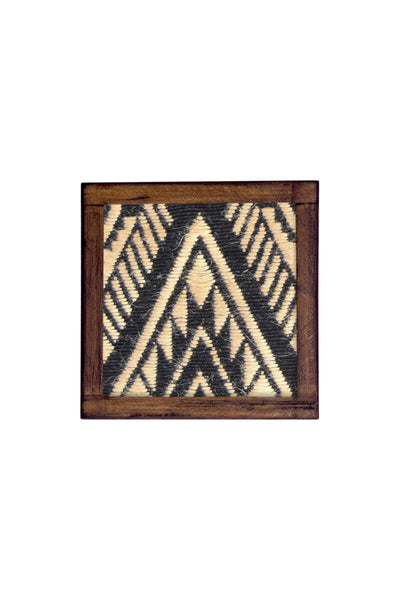 Zebra Coasters - Set of 4 pcs  with Coaster Holder