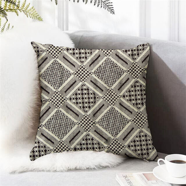 A CUBE LUXURY BROWN CUSHION