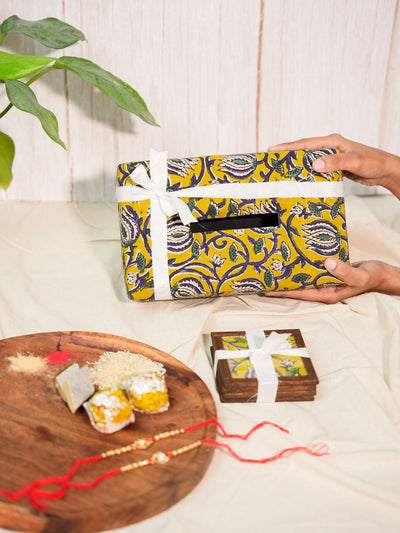 Tissue Box and Coaster Pairings