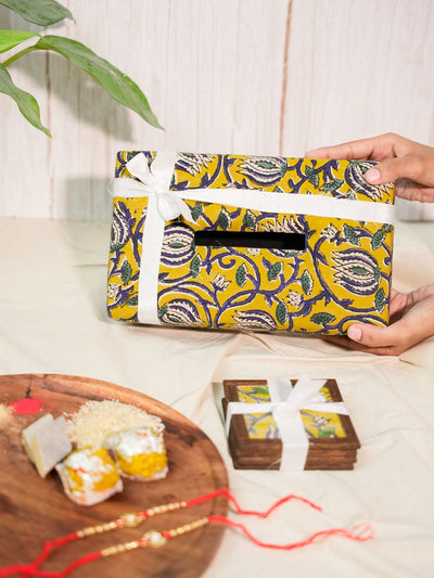 Tissue Box and Coaster Pairings