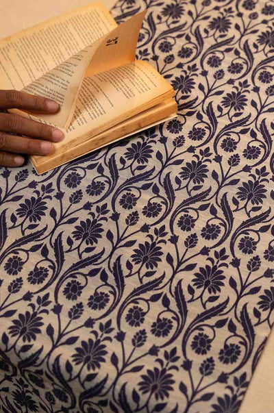 Midnight Garden – Blue Floral Table Linen