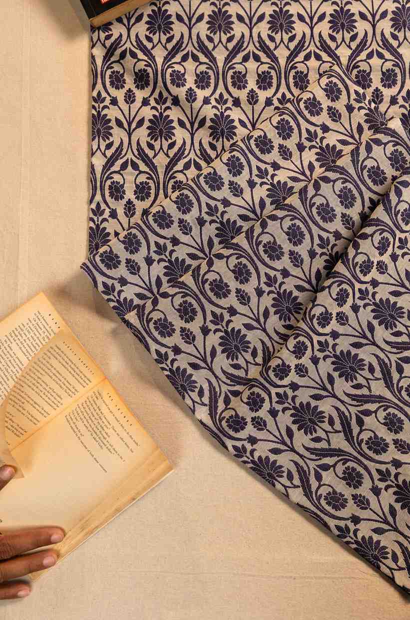 Midnight Garden – Blue Floral Table Linen