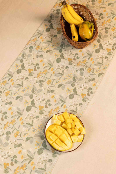 Botanic Breeze – Floral Accent Table Runner