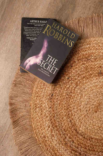 Earthloom – Braided Jute & Cotton Round Mat