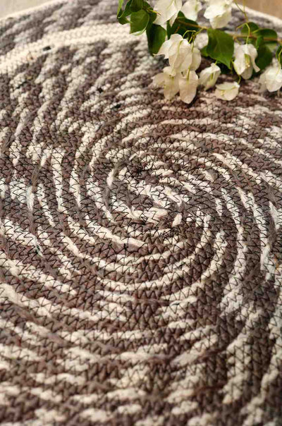 Earthstone Braided Rug – Handcrafted in Cotton