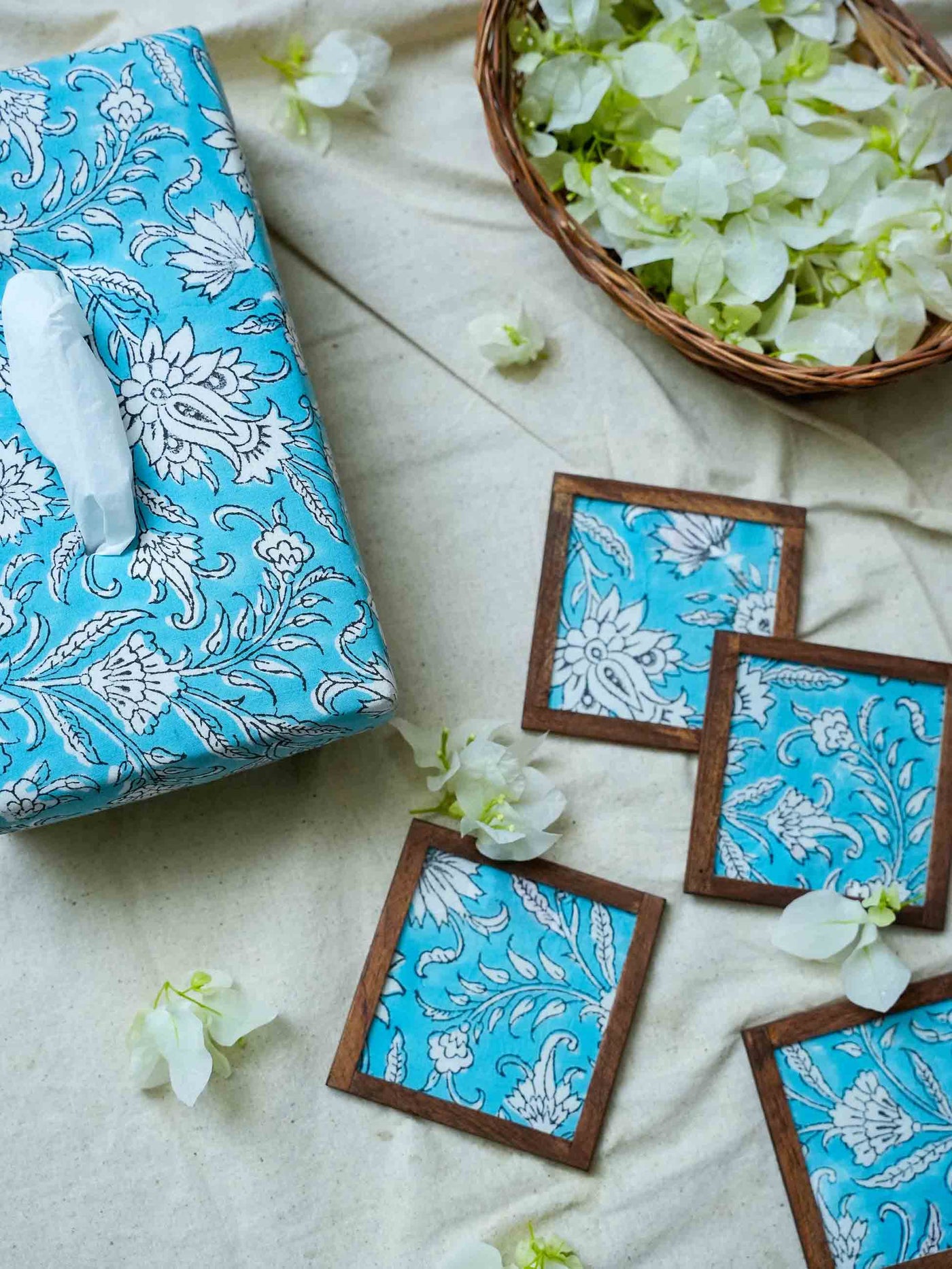 Tissue Box and Coaster Sets Duos