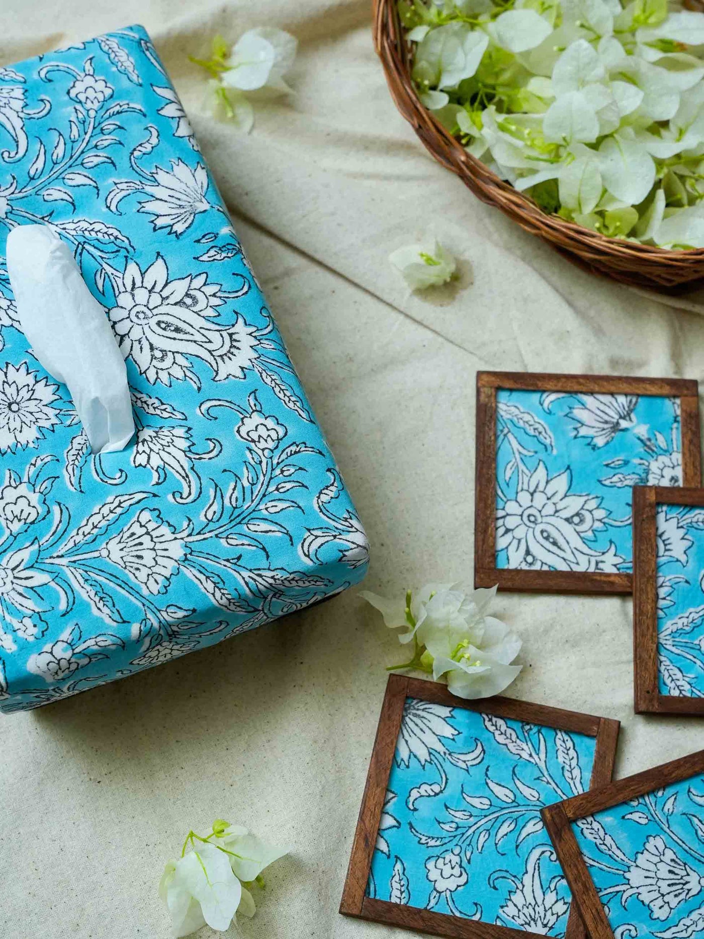 Tissue Box and Coaster Sets Duos