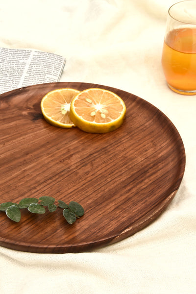 Circle wooden Serving Platter