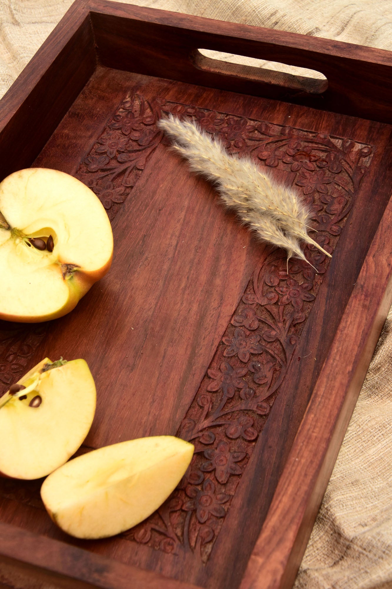 Exquisite wood tray