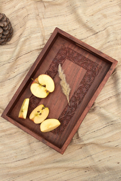 Exquisite wood tray