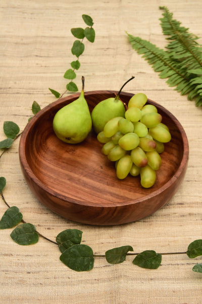 carved wooden  Serving Bowl