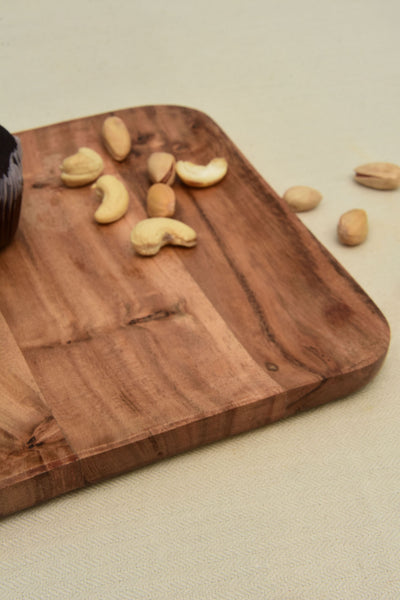 Square wooden Serving Platter