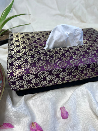 PURPLY HANDMADE TISSUE BOX