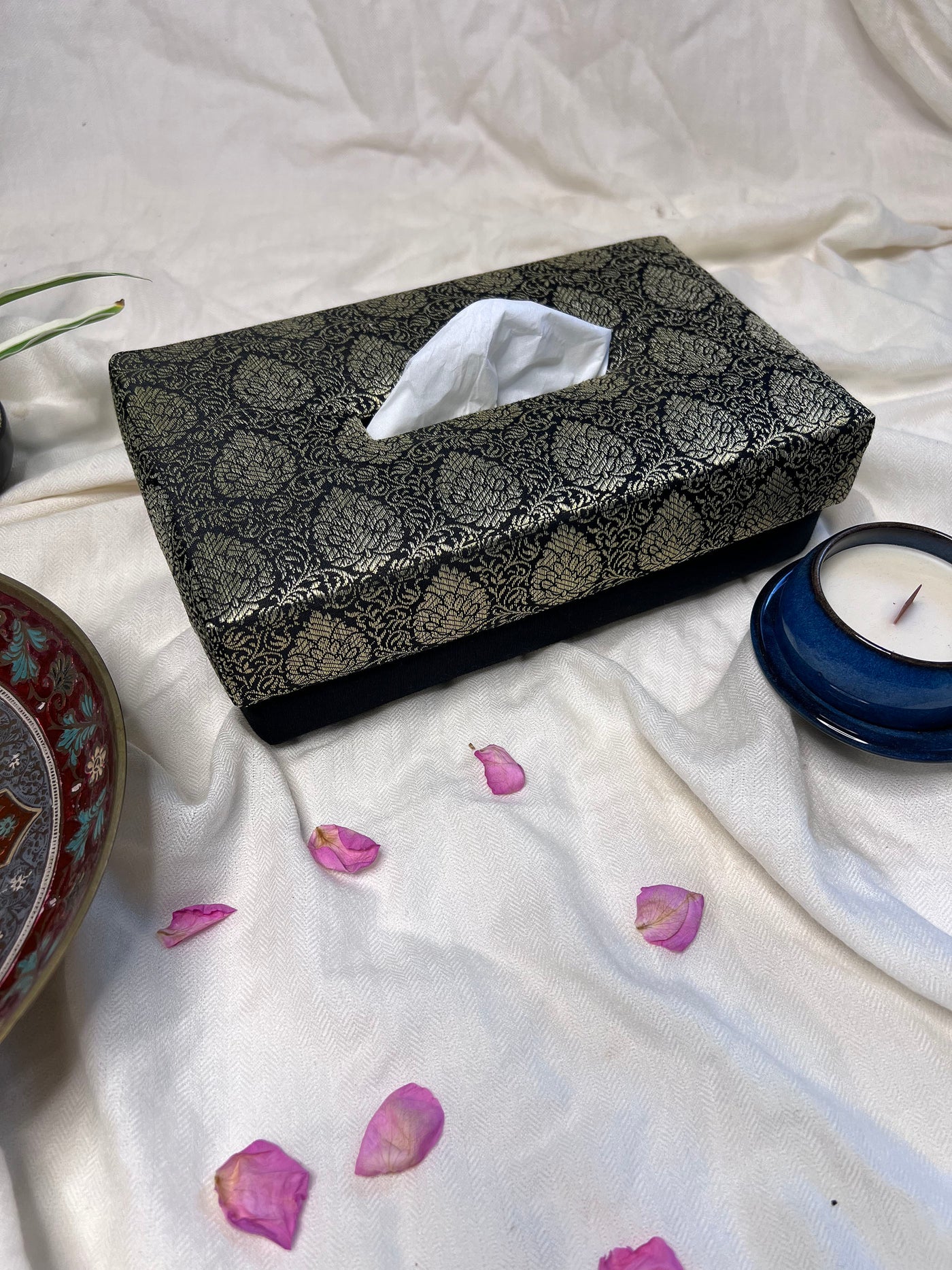 INKY HANDMADE TISSUE BOX