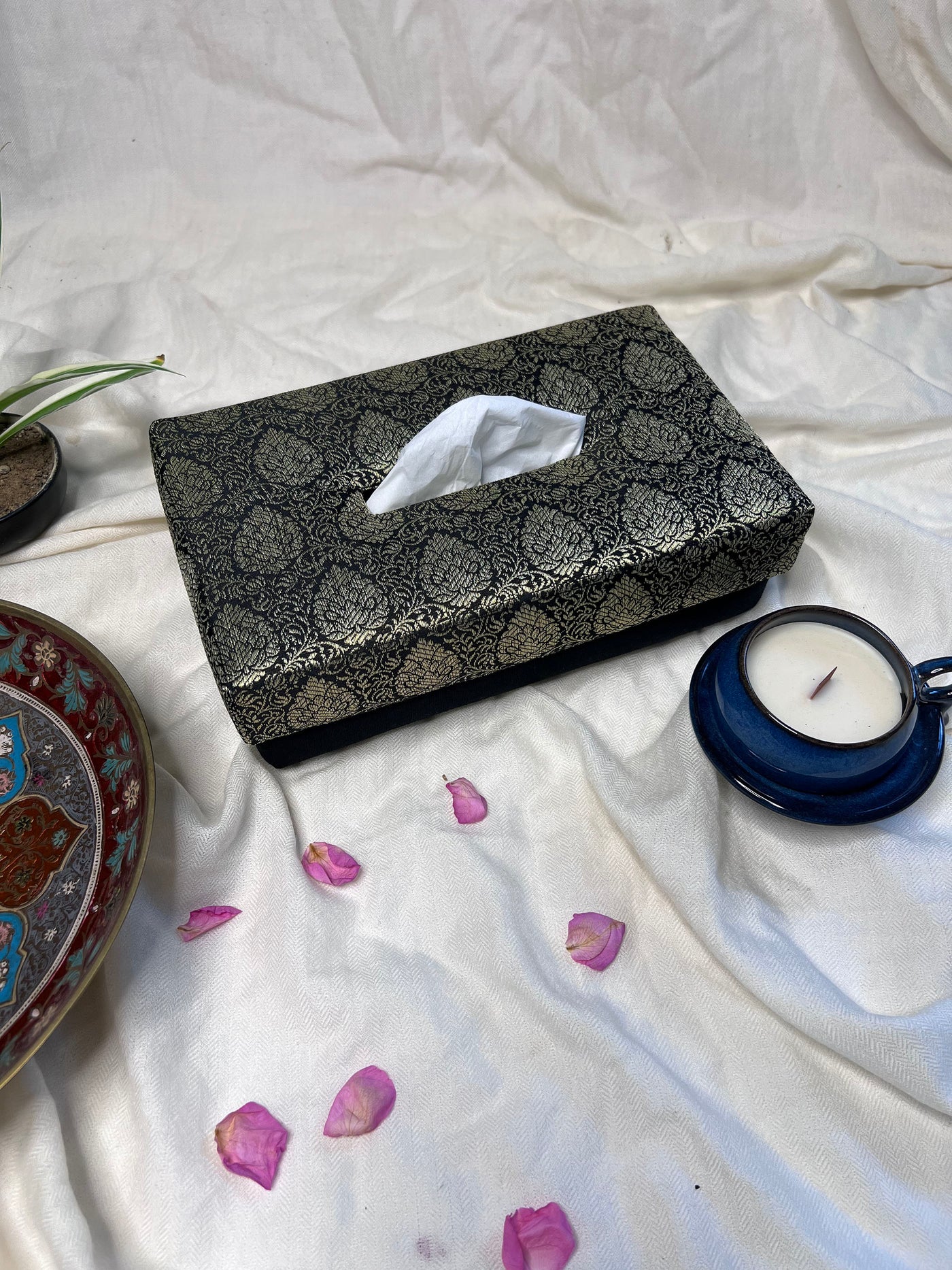 INKY HANDMADE TISSUE BOX