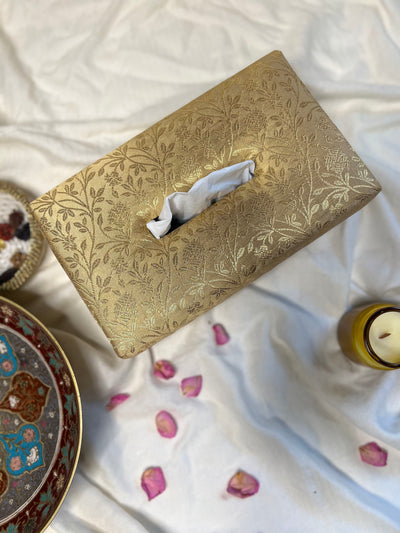 GOLDEN HANDMADE TISSUE BOX