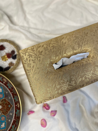 GOLDEN HANDMADE TISSUE BOX