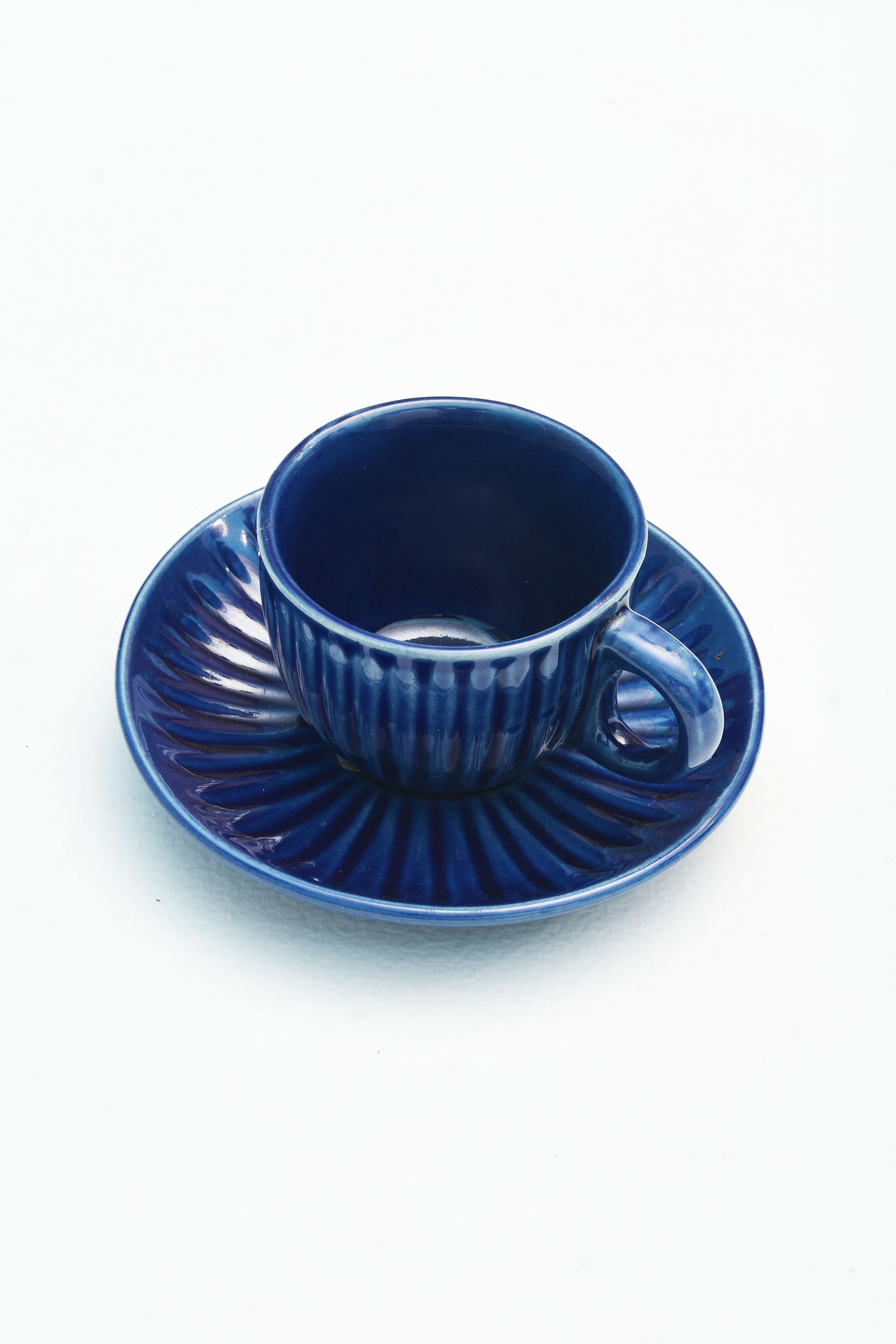 Blue Cup And Saucer- SET OF 2 PCS