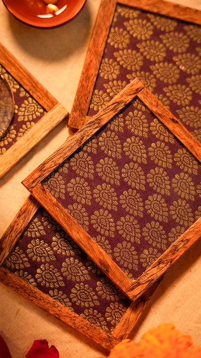 Mogen COASTERS - SET OF 4 PCS with Coaster Holder