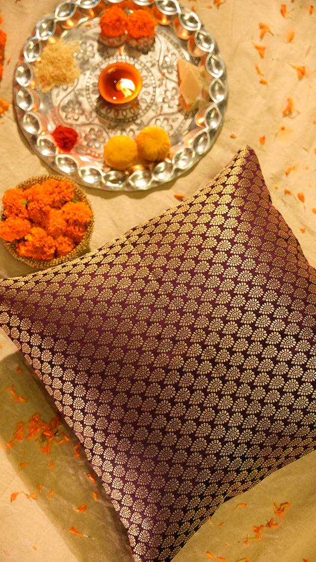 Rich Amethyst  Cushion Cover