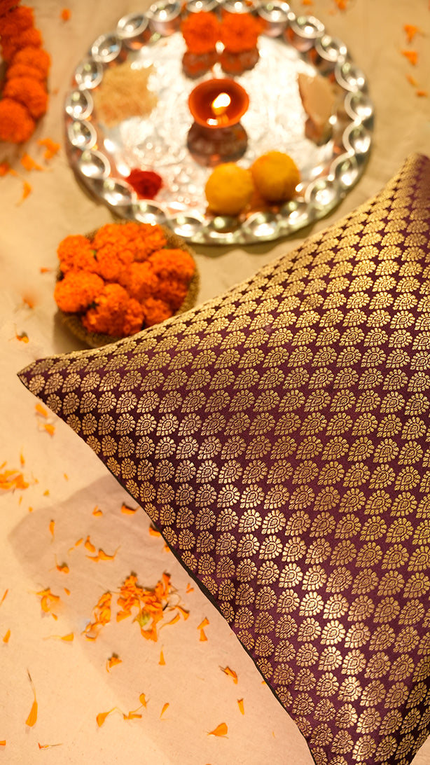 Rich Amethyst  Cushion Cover