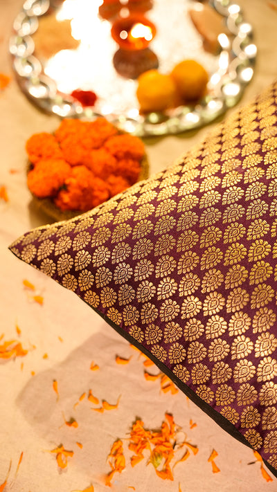 Rich Amethyst  Cushion Cover