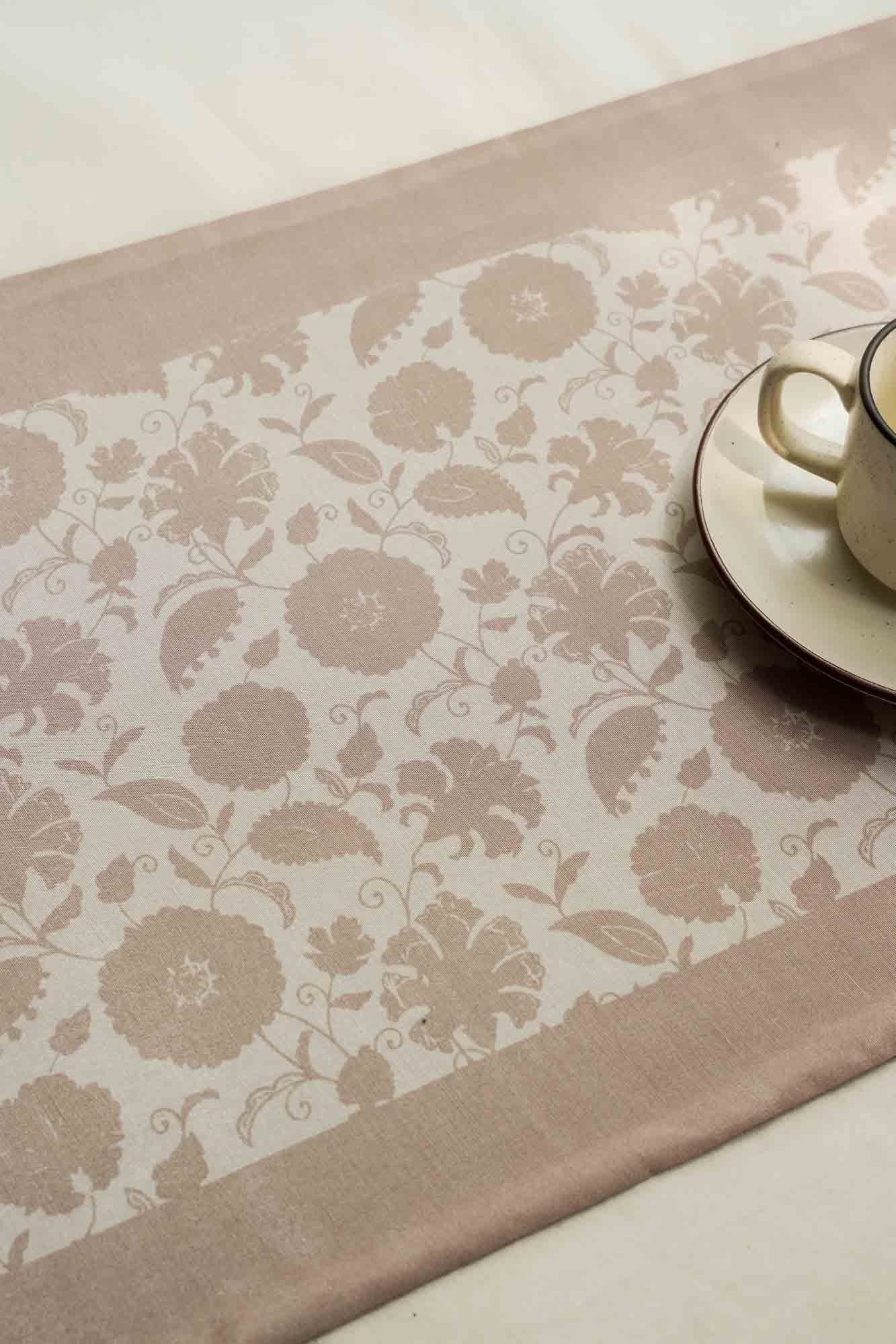 Silk Symphony - Digital Printed Blende Silk Table Runner