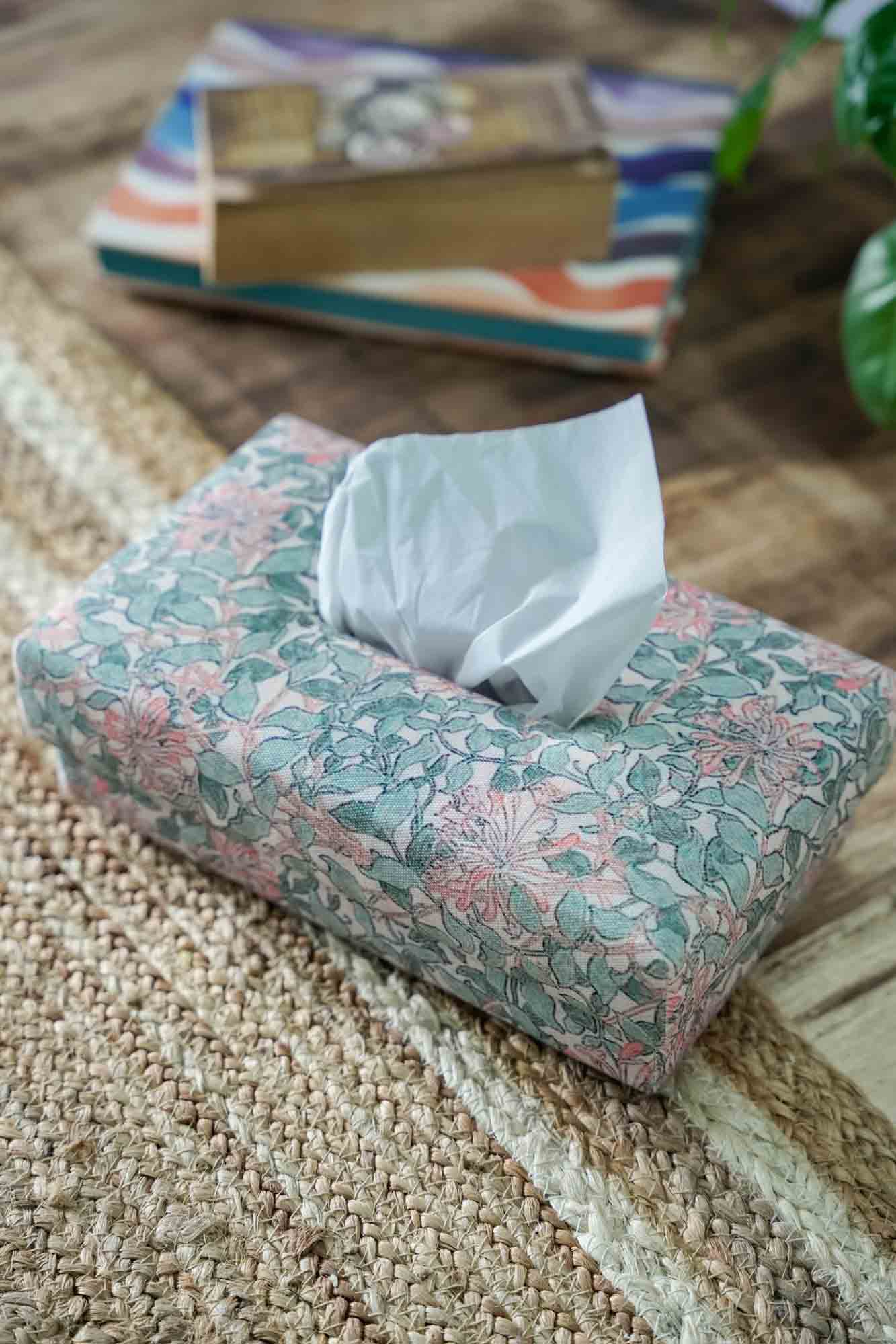 Whimsical Garden: Floral Print Tissue Box