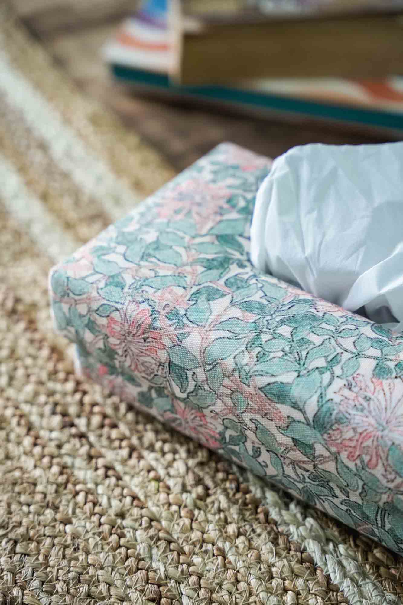 Whimsical Garden: Floral Print Tissue Box