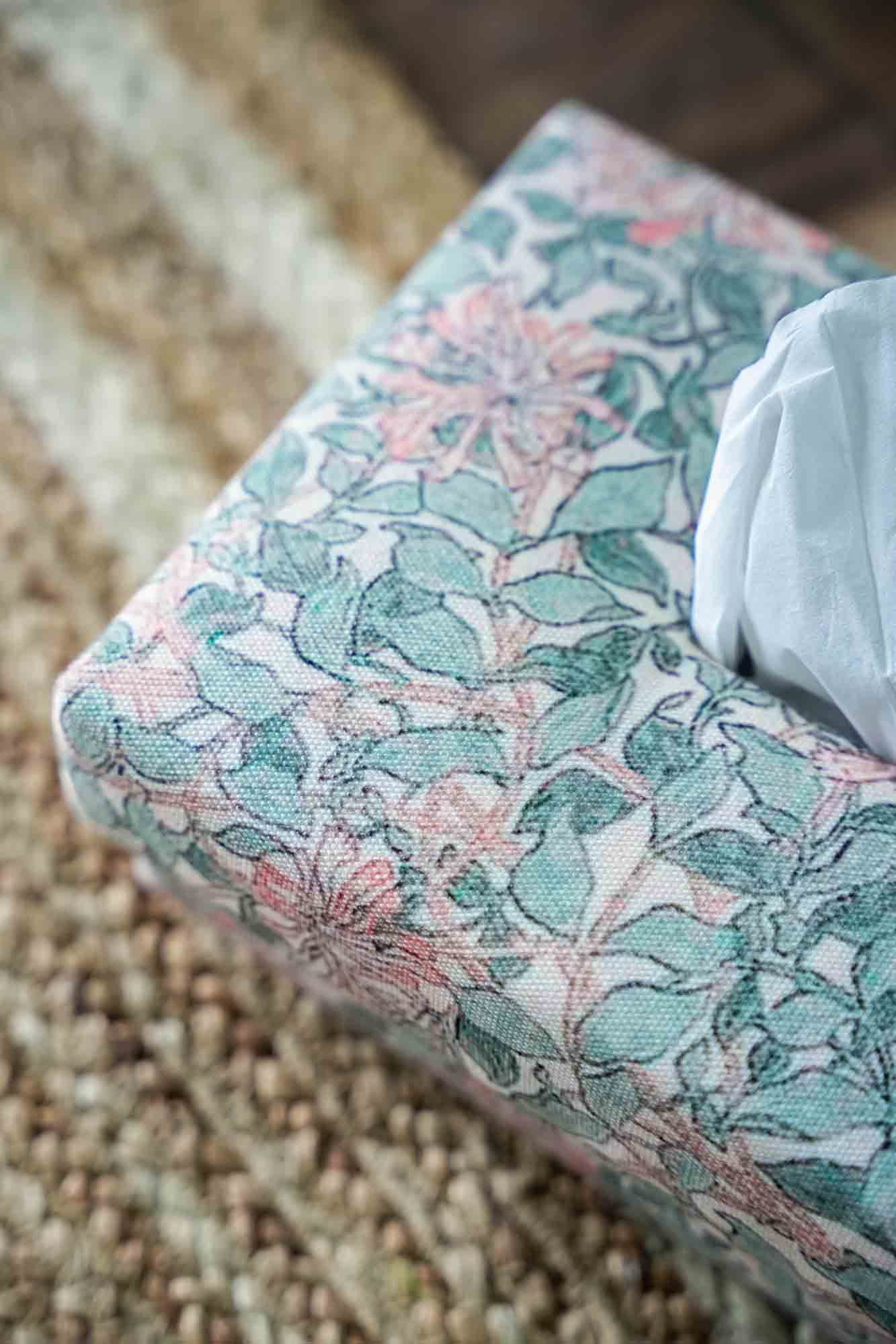 Whimsical Garden: Floral Print Tissue Box