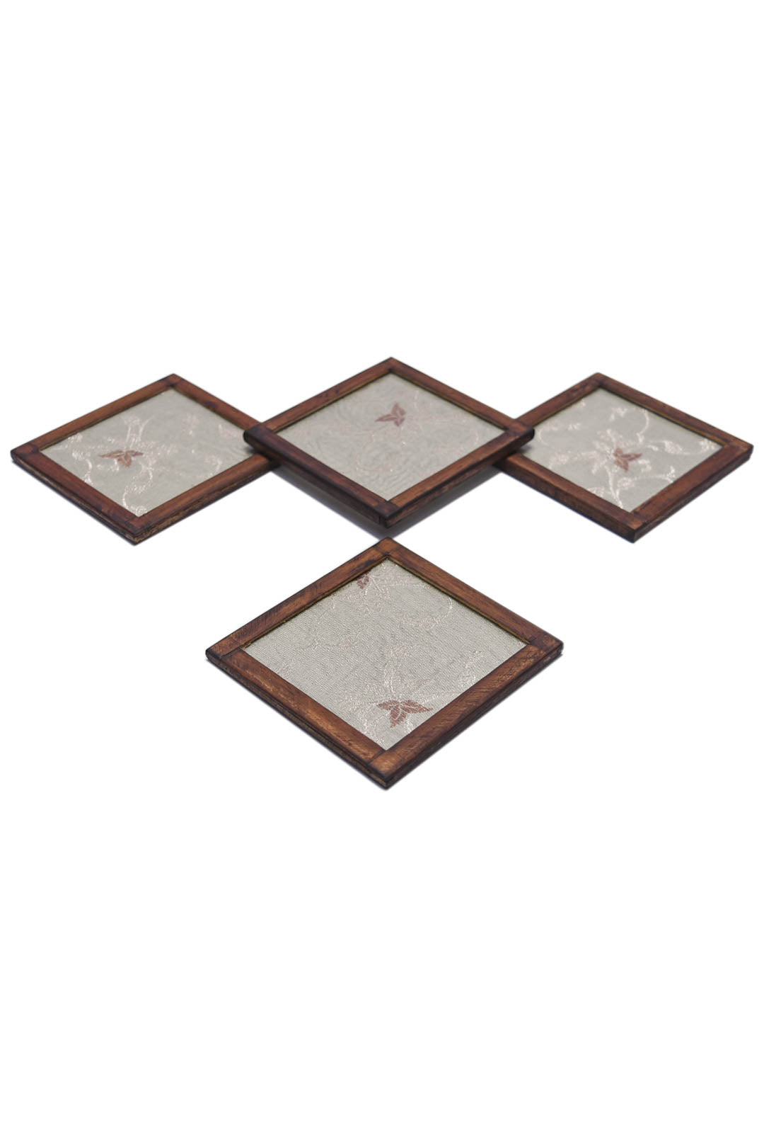 Telar Coasters Set of 4 pcs with Coaster Holder