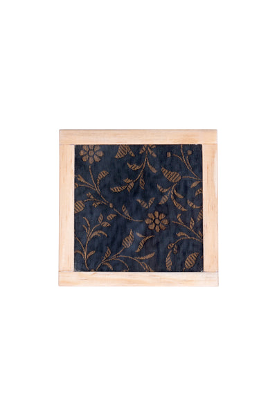 Rustic Coasters - Set of 4 pcs with Coaster Holder
