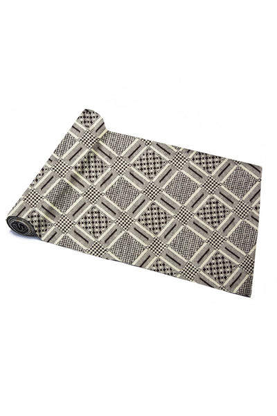 LUXURY BROWN CUBE TABLE RUNNER