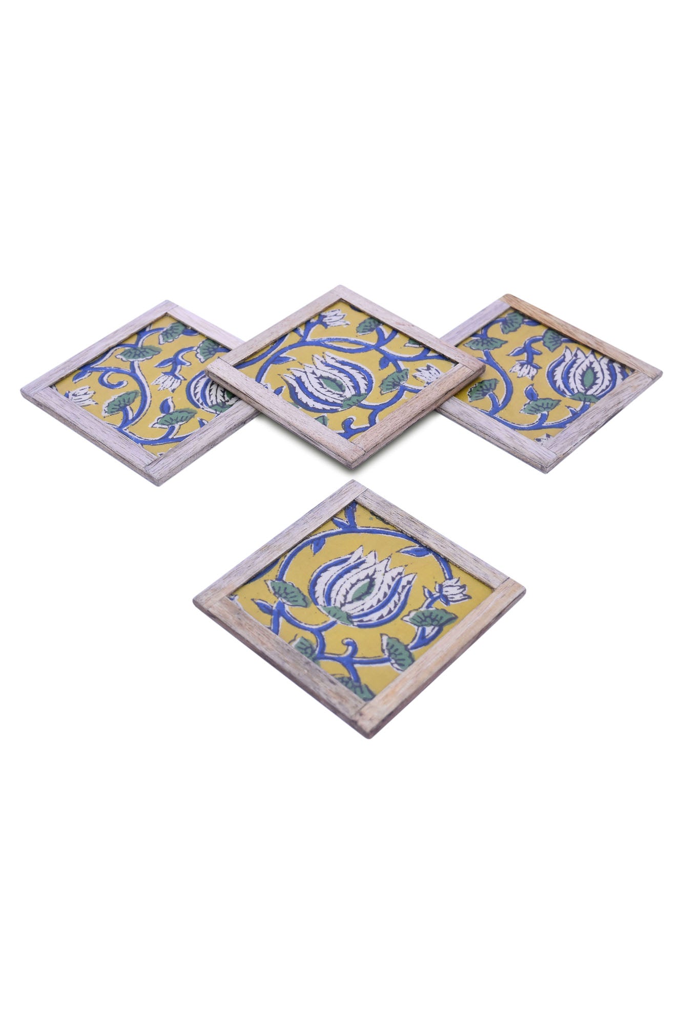 Vero Coasters - Set of 4 pcs with Coaster Holder
