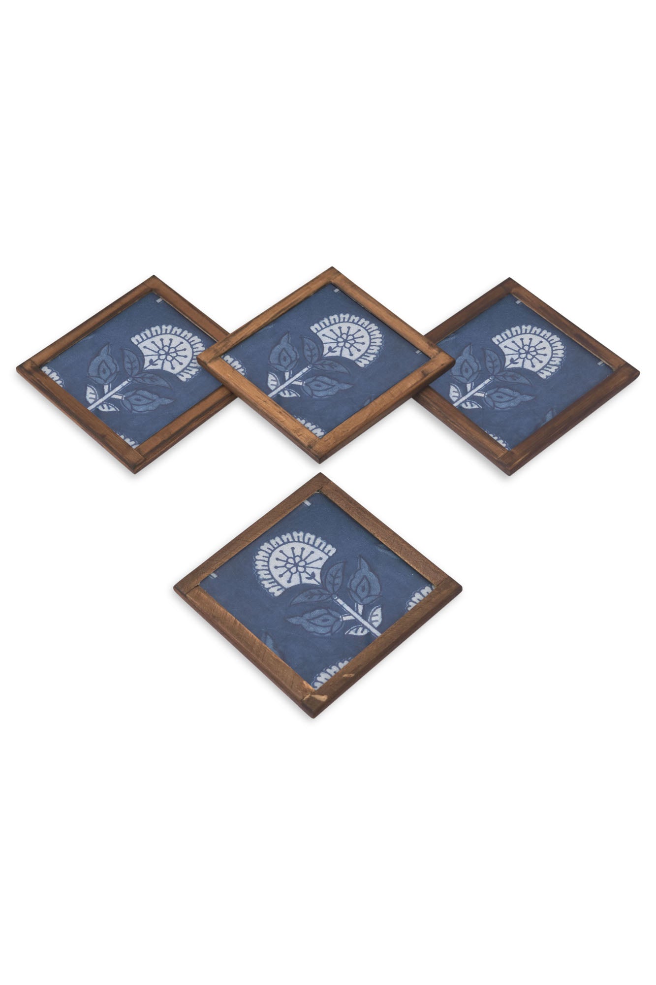 Buta Coasters - Set of 4 pcs with Coaster Holder