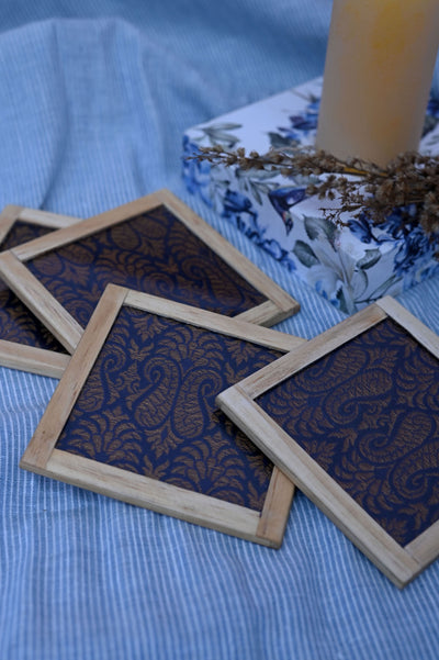 Ricola Coasters - Set of 4 pcs with Coaster Holder